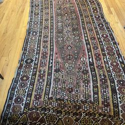 ✨ Vintage Kilim Rug – 131.5” x 54.5” 