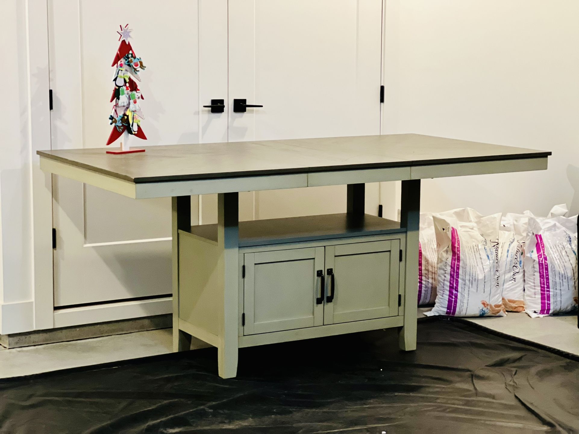 Kitchen Island With Cabinets Wayfair BRAND NEW and ASSEMBLED