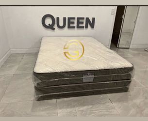 Queen Mattress Set – Medium – Brand New – Delivery Available 🚚