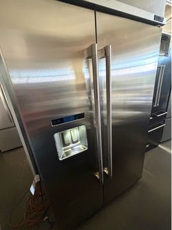 48” JENN AIR BUILT IN STAINLESS STEEL REFRIGERATOR