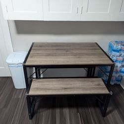 New Kitchen Table And Benches
