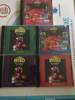 THE DISCO YEARS cds collection for sale.