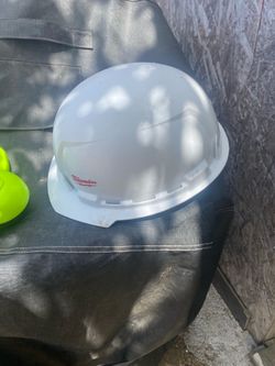 Milwaukee baseball cap hard hat with attached earmuff