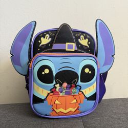 Loungefly Disney Lilo and‎ Stitch Glow Halloween Candy Cosplay Passport Bag