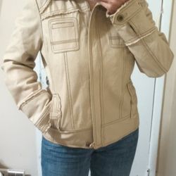 Nice Leather Jacket M /Chamarra De Piel 