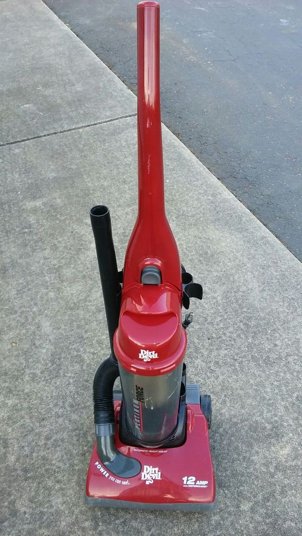 Dirt Devil Platinum Force vacuum 12 amp with motor guard today only 25