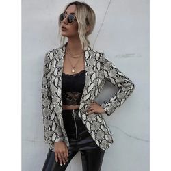 Animal Print Blazer