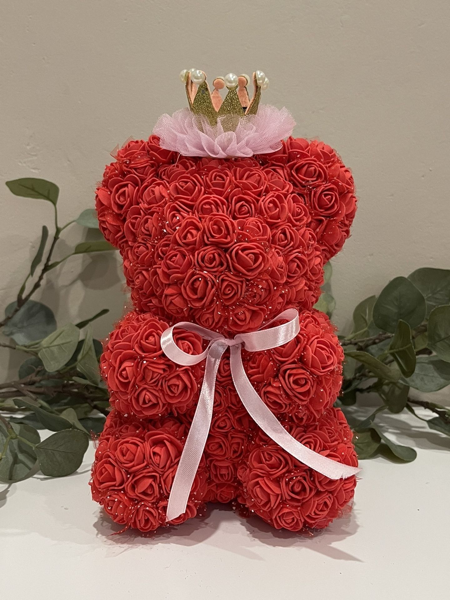 Handmade Princess Rose Bear