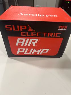 Aurethryon Rechargeable Electric Paddle Board Pump - 20PSI Portable 13500mAh Battery USB-C SUP Air Pump with 50% Faster Inflation for Inflatables, Kay