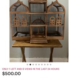 Antique Large Bird Cage 