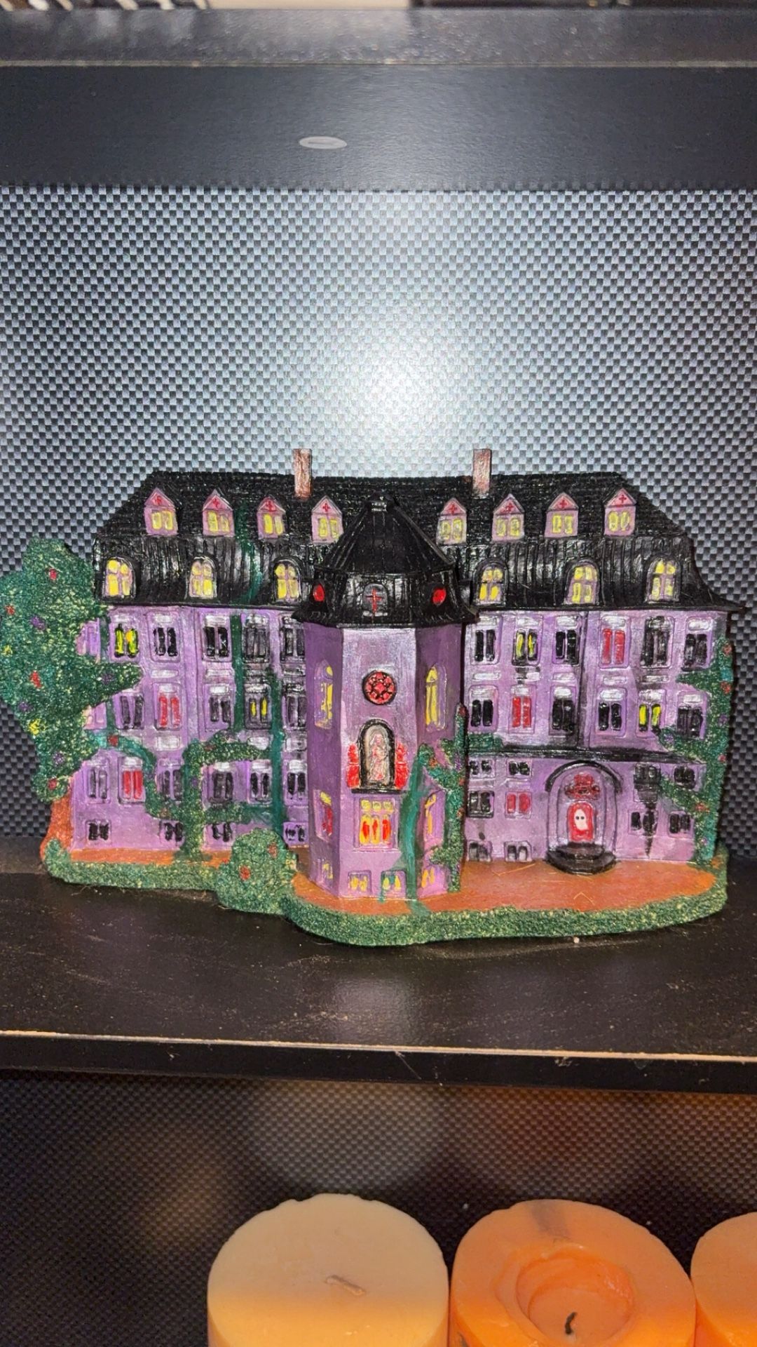 Painted spooky abbey