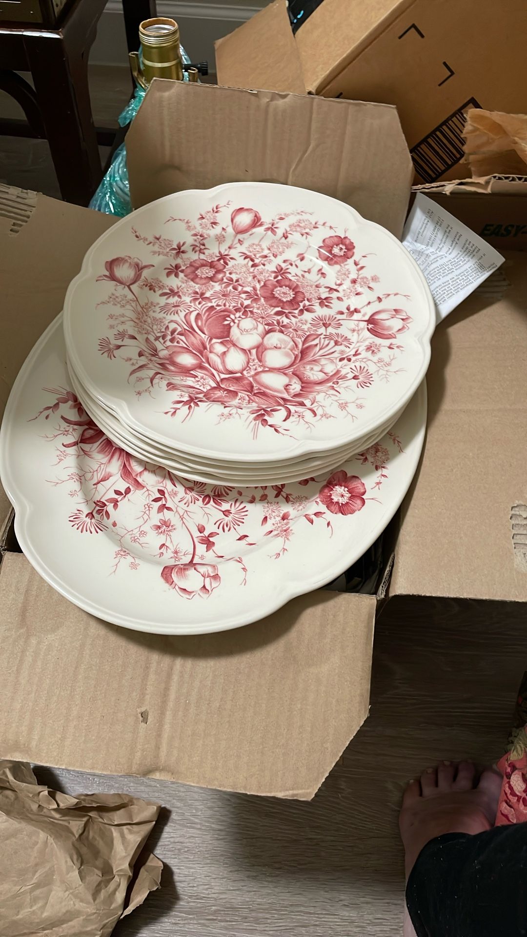 Windsor ware by Johnson Brothers Dusty Rose