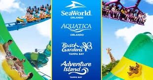 SeaWorld, Aquatica, Busch Gardens Or Adventure Island Tickets+ Parking