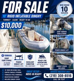 Dingy 10ft with hoist