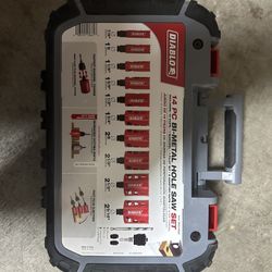 Diablo 14 Piece Bi Metal Hole Saw Kit 