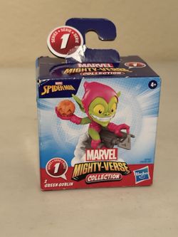 Marvel Spider Man Mighty Verse Series 1 Green Goblin #2 Action Figure New In Box