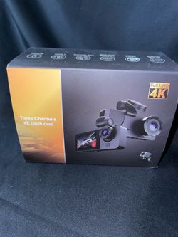 Three Channel 4K UHD Dash Cam