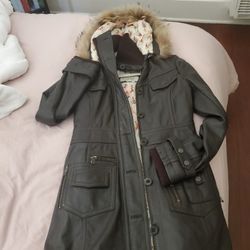 Leather Jacket. Forests Gun
