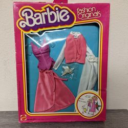 1978 Vintage Barbie Fashion Originals #1022 Pink & White o/f Superstar Era NRFB