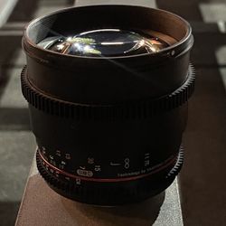 Rokinon cine Lens 85mm 1.5 Prime 