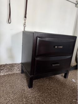 Wood night stand