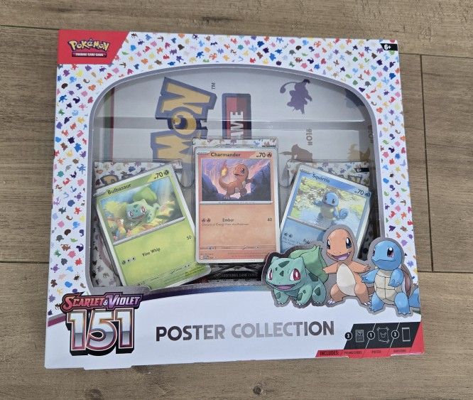 For Sale:
Brand New Still Sealed Pokemon Trading Card Game TCG 151 Poster Collection