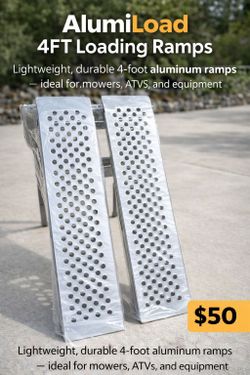 AlumiLoad 4FT Aluminum Ramps