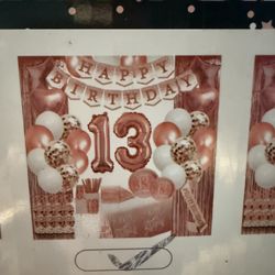 13 Year Old birthday Decorations