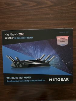 🔥 NETGEAR NIGHTHAWK X6S AC3000 TRI-BAND WiFi ROUTER — $45 ! 🔥