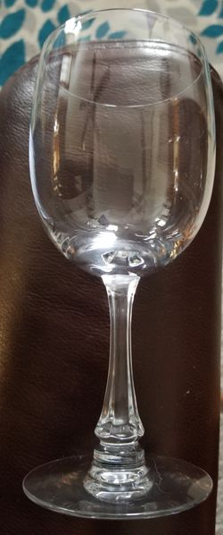 Vintage Lead Crystal Wine Glass Unkown Maker/Pattern