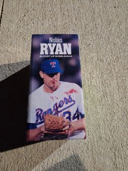 Texas Rangers Nolan Ryan Bloody Lip Bobblehead
