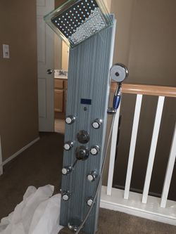 52 inch shower panel