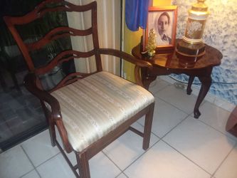 Antique chair and table
