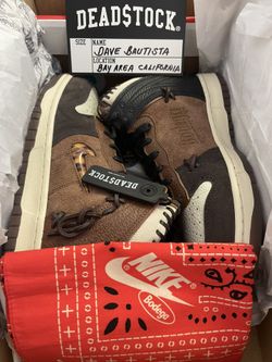 NIKE DUNK HIGH BODEGA WITH BONUS BANDANA  BODEGA SIZE 9M 