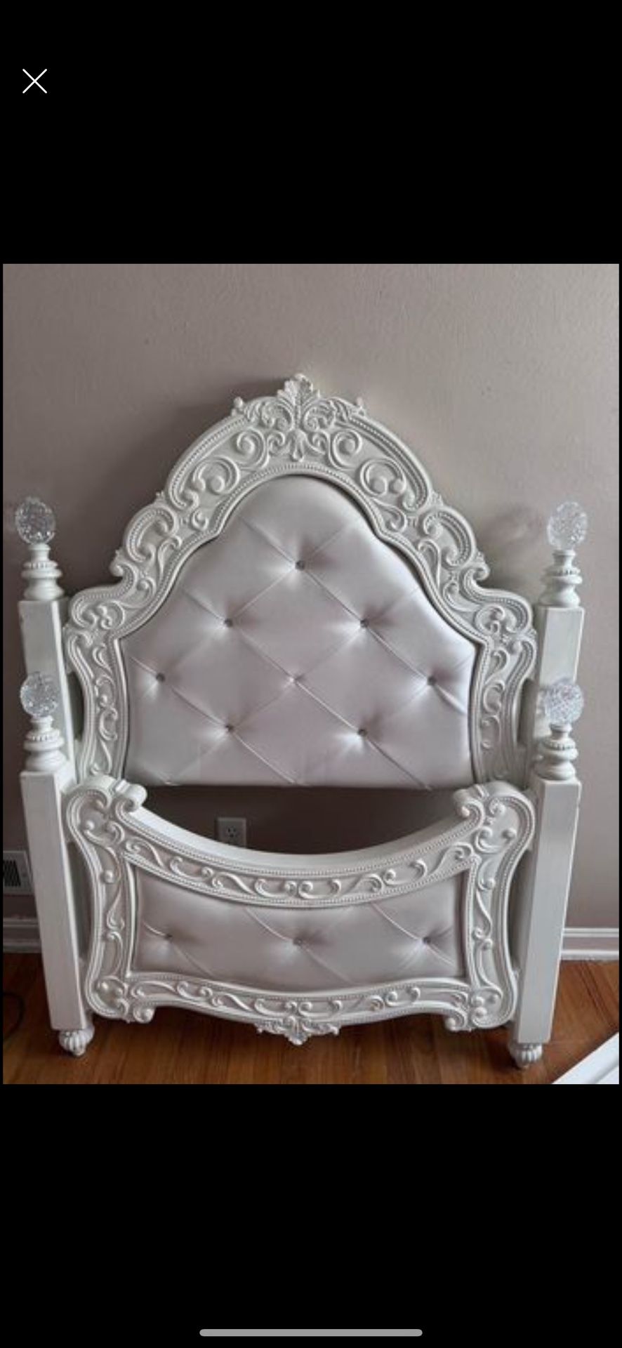 Twin Size Princess, Bed Frame 