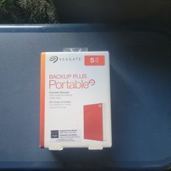 SeaGate 5TB Backup Plus Portable Storage 