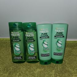 2 Shampoo And 2 Conditioner 12oz Pure Clean