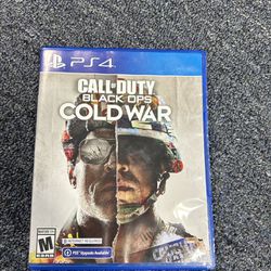 PS4 Call duty Cold War