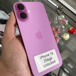 Pink iPhone 16 unlocked cash or $10 down