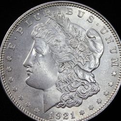 $1 1921 Morgan Dollar Ag. 900
