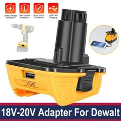 DeWalt DCA1820 - 18V / 20V Battery Adapter / Phone Charger for Dewalt 20V MAX Batteries
to work in Old DeWalt 18V Power Tools NiCad NiMh