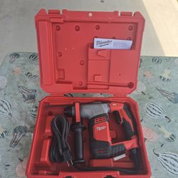 🔥$120 FIRM PRICE🔥Milwaukee 5263-21 5/8" SDS Rotary Hammer w/ depth rod, side handle & carrying case