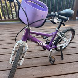 Woom 3 16” Kids Bike – Purple + Basket 🚲