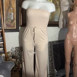New XL Khaki Color jumpsuit 