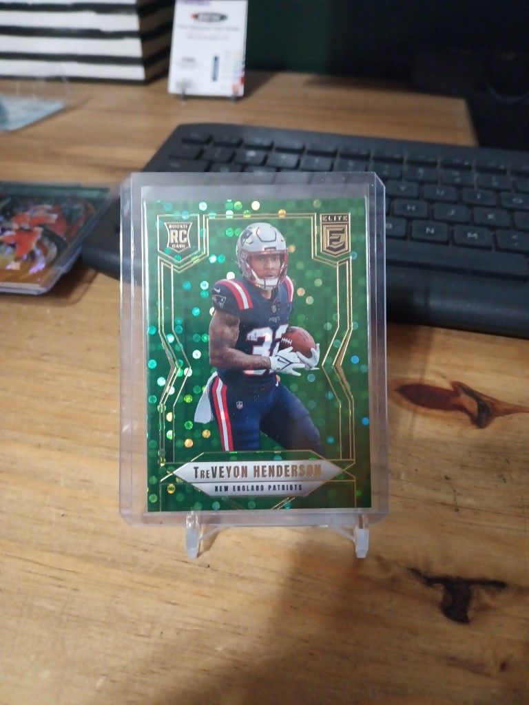 Treveyon Henderson Green Disco Rookie Card