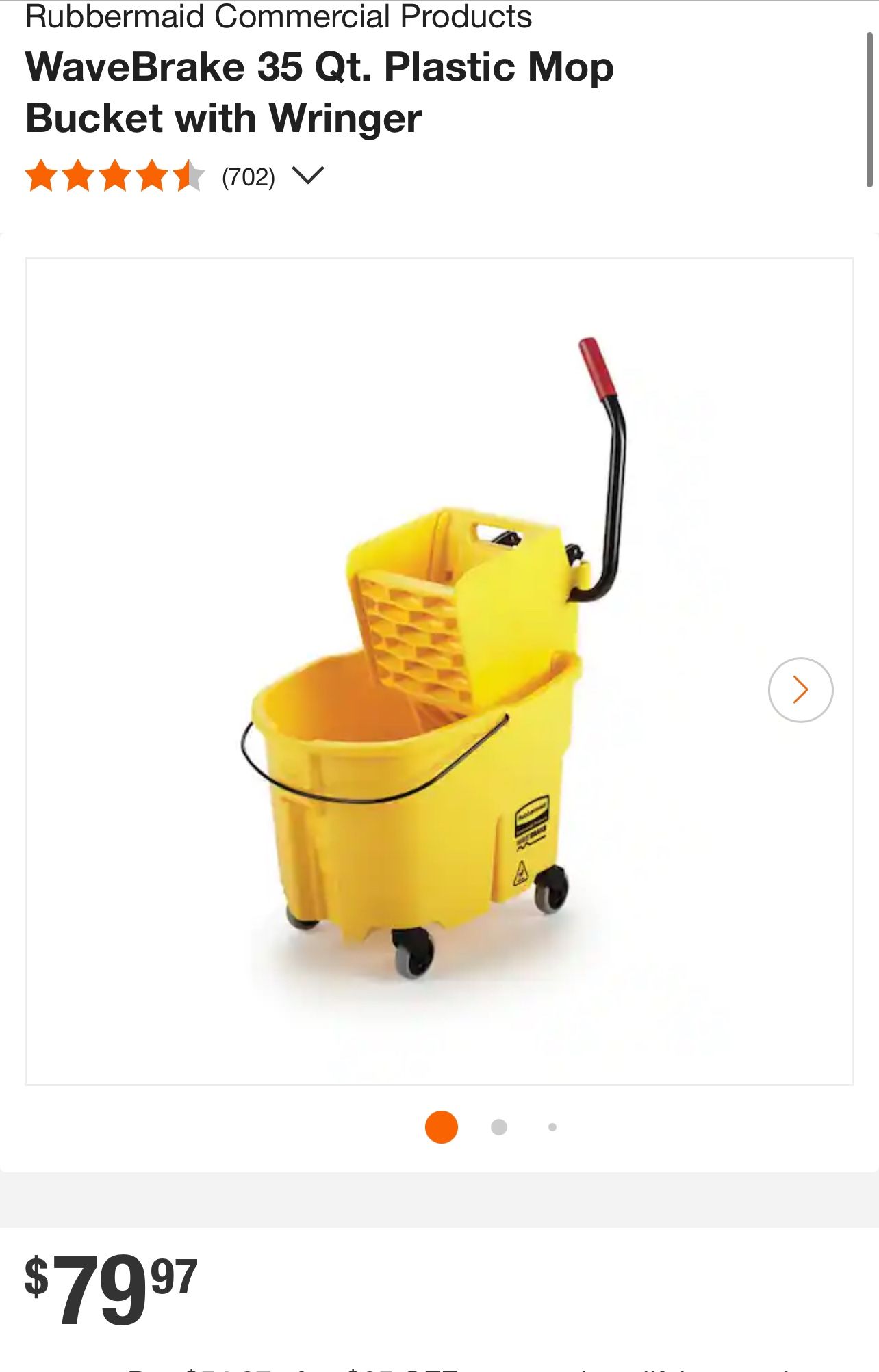 Plastic Mop Bucket ( Brand New)