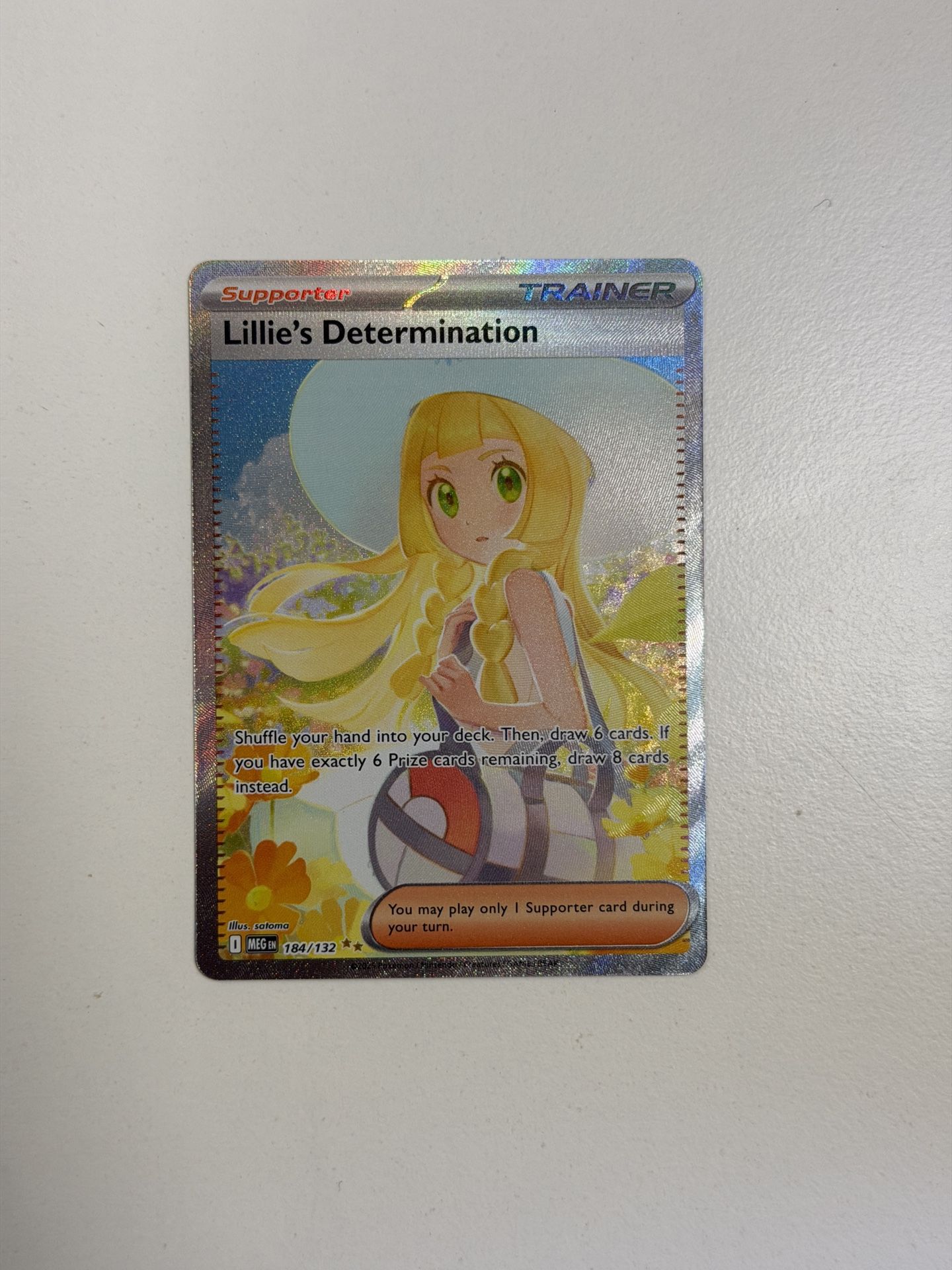Lillie's Determination #184 Pokemon Mega Evolution