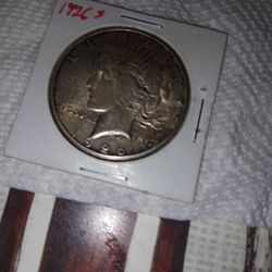 1926 S Peace Dollar Silver 
