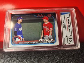 Ohtani/Trout 2024 Topps Update Series Veteran Combos MGS 10 GEM MT Angels/Dodgers