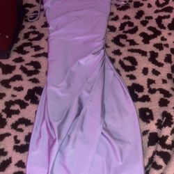 Light Purple Dress With Slit